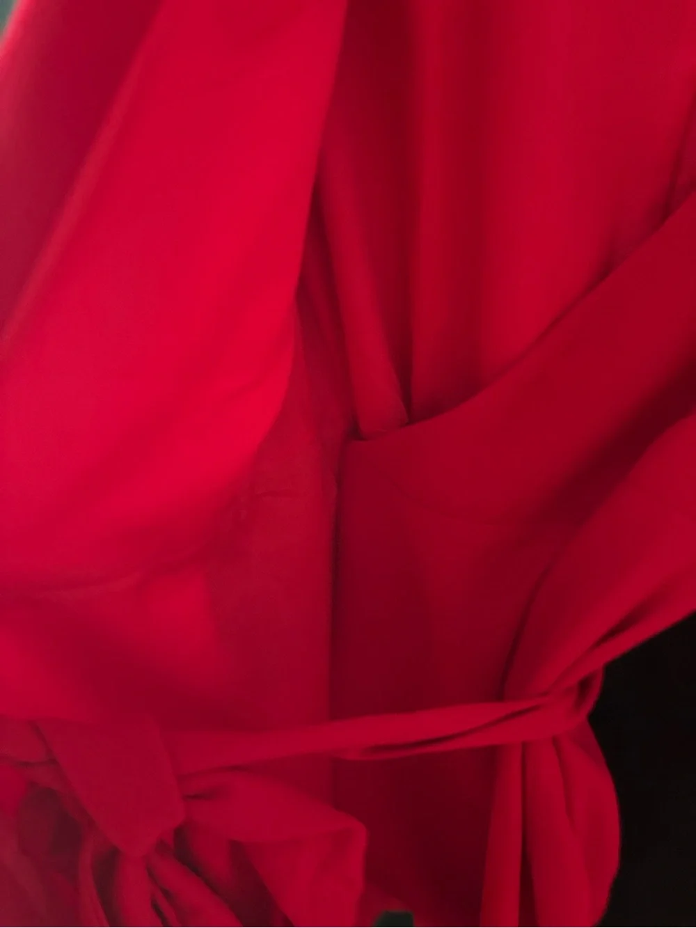 NWT J. Crew Red Wrap Dress